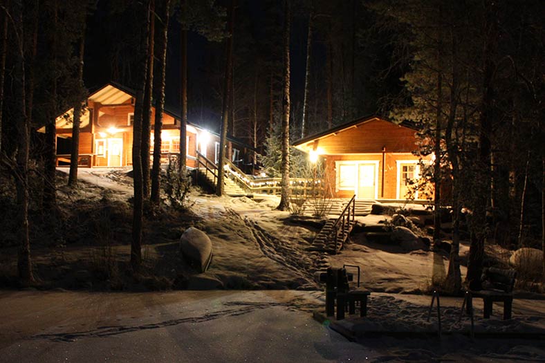 winter cottages in finland