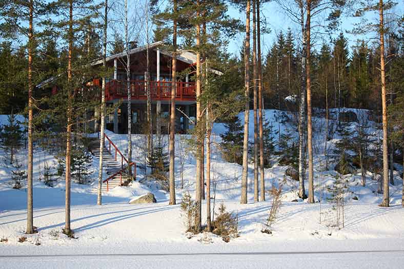 christmas in finland cabins