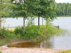 El lago Härkäjärvi